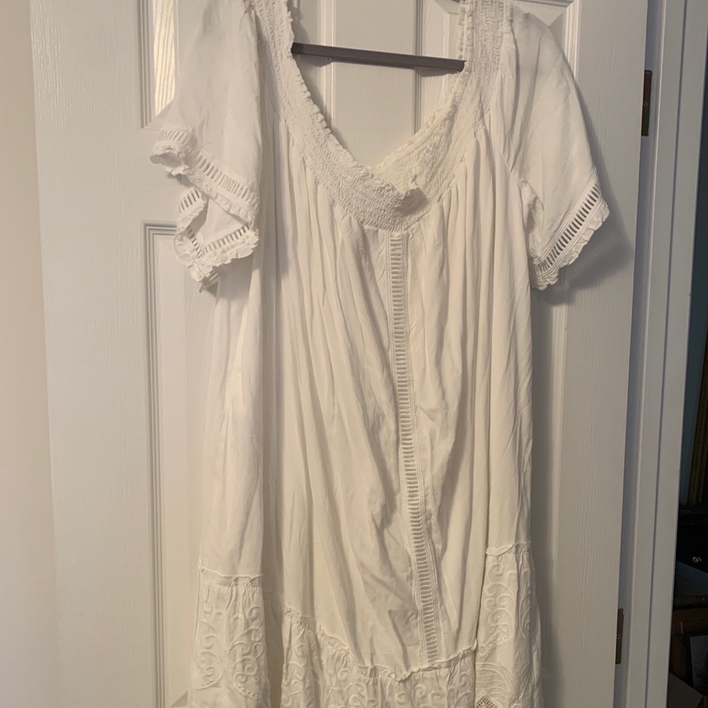 White Lace Dress From Target size 4x